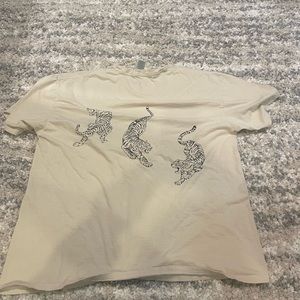 urban outfitters oversized leopard shirt